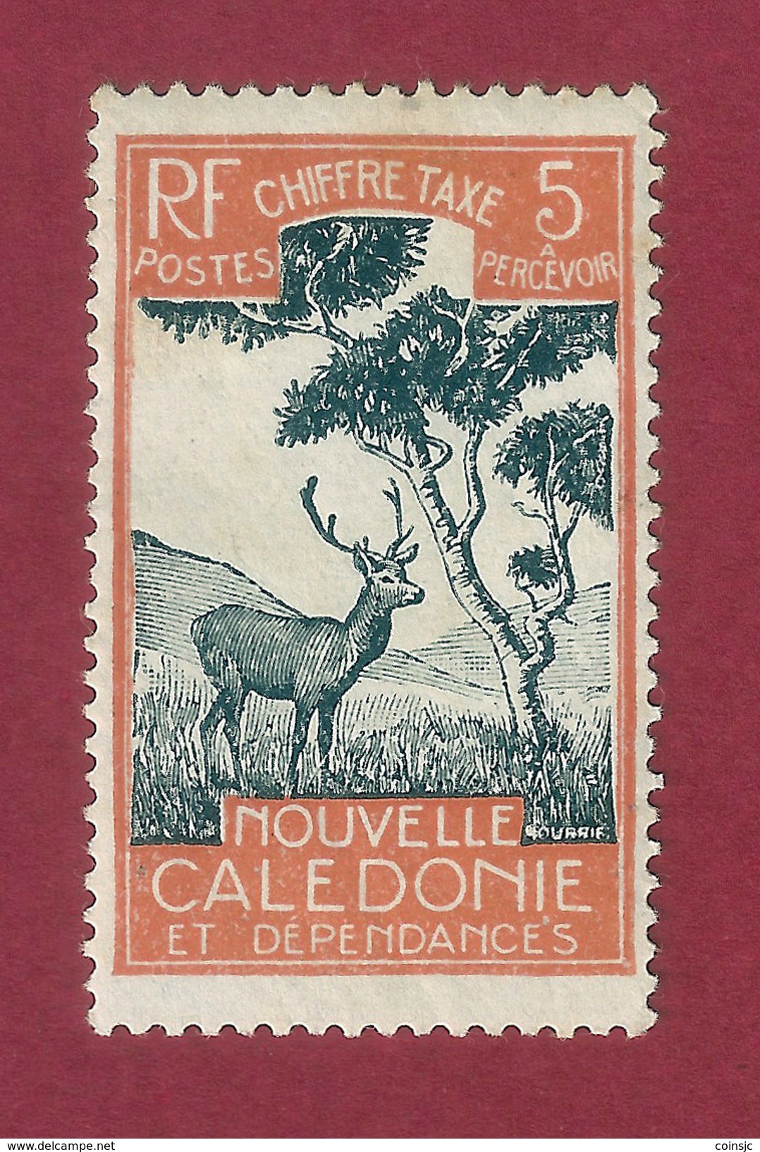 Nouvelle Caledonie - 5 C - 1928 - Unused Stamps