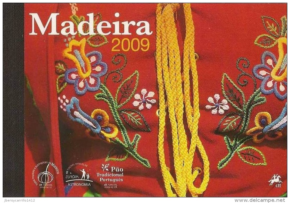 MADEIRA - CARNET PRESTIGIO Con Las PRUEBAS De COLOR, SERIE Y HOJITA BLOQUE Del EUROPA-CEPT 2009 "ASTRONOMIA" - 2009