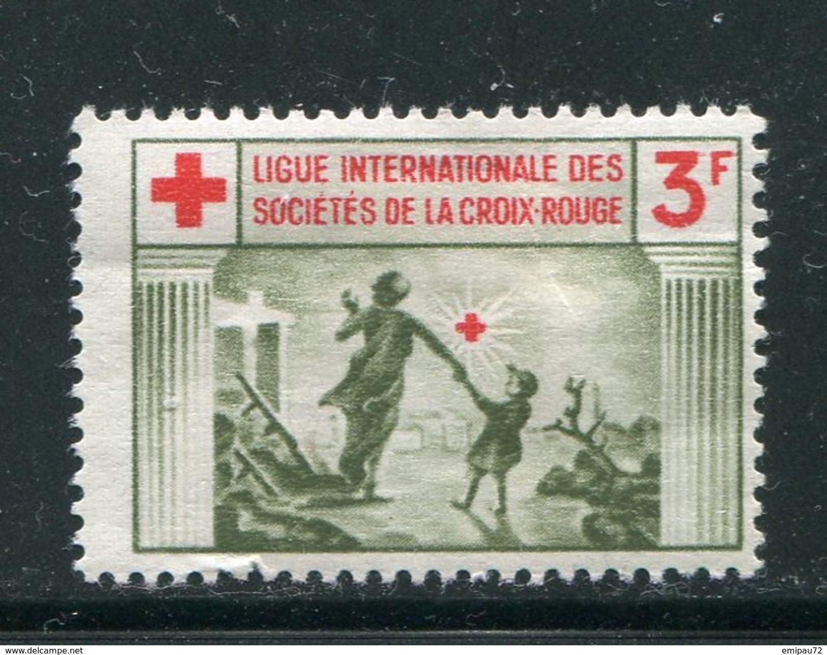 FRANCE- Vignette Croix Rouge- Neuve Avec Charnière * - Croix Rouge