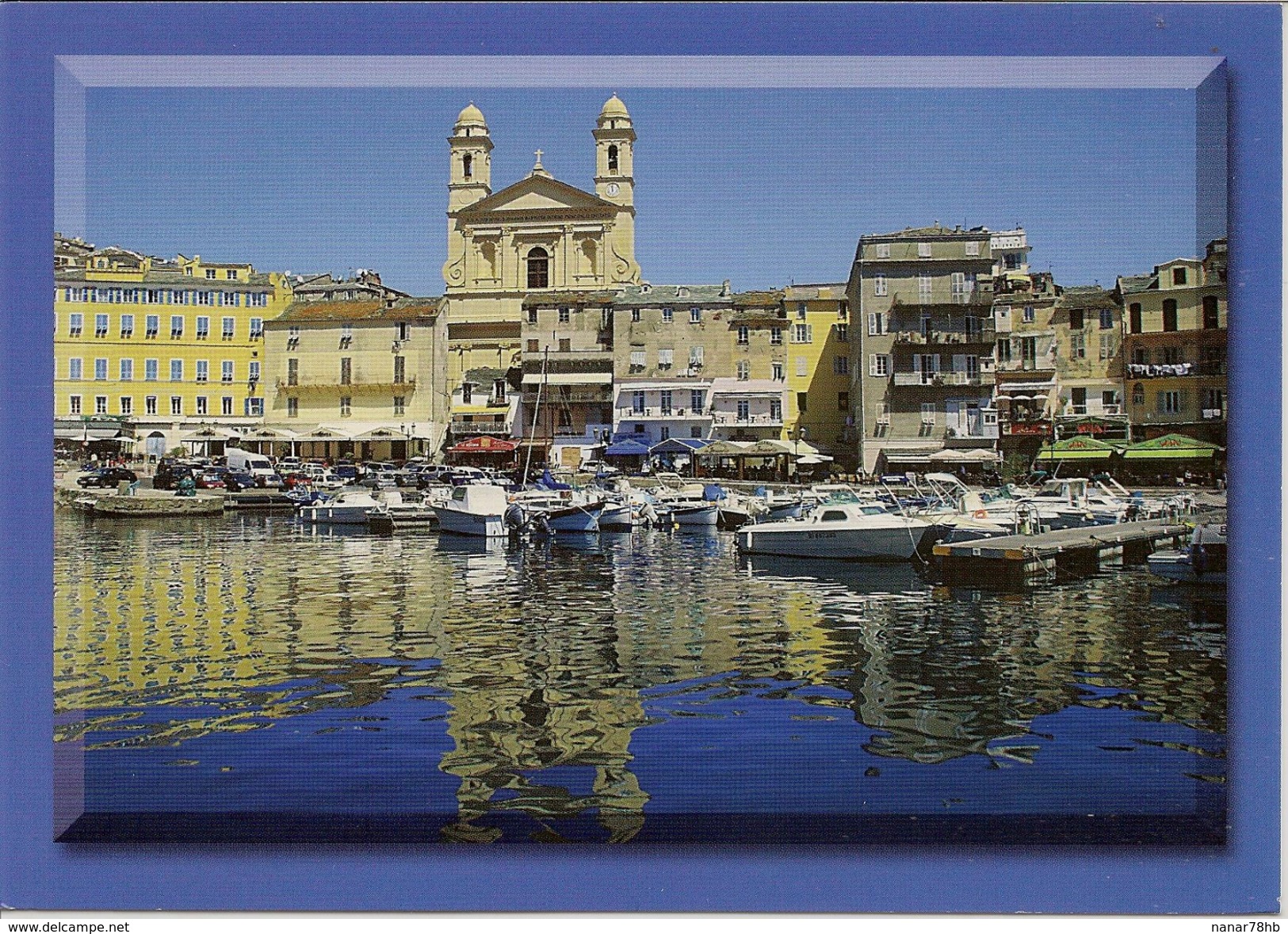 CPM Bastia Le Vieux Port Et L'église St Jean Baptiste - Bastia