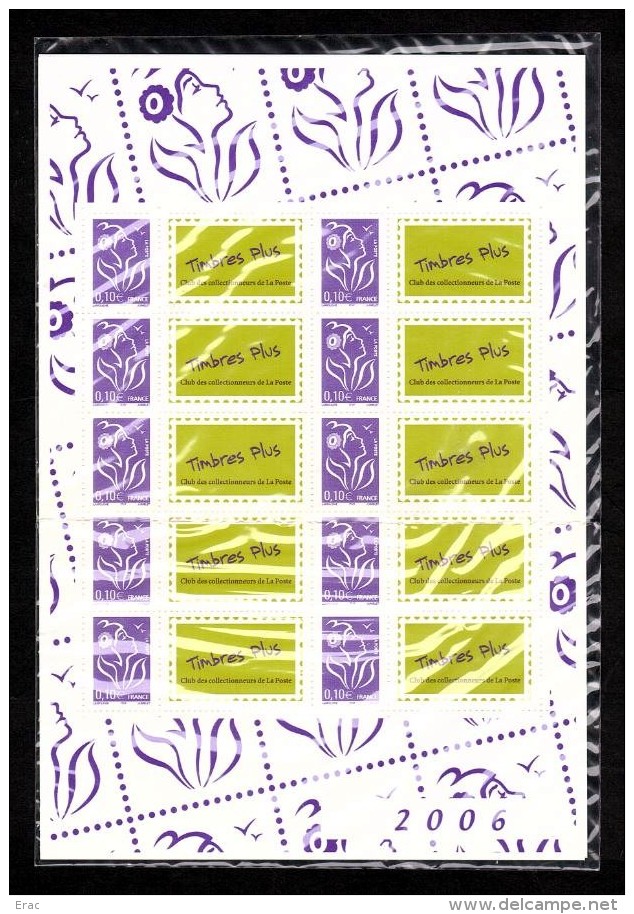 2006 - Feuille F3916A "Timbre Plus" 10 Cts Marianne De Lamouche - Neuve Sous Blister - Unused Stamps