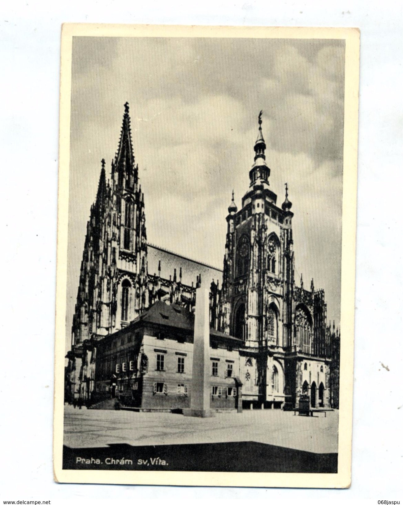 Carte Vue Eglise Prague Cachet Uzzhorod  Sur Cyril - Briefe U. Dokumente