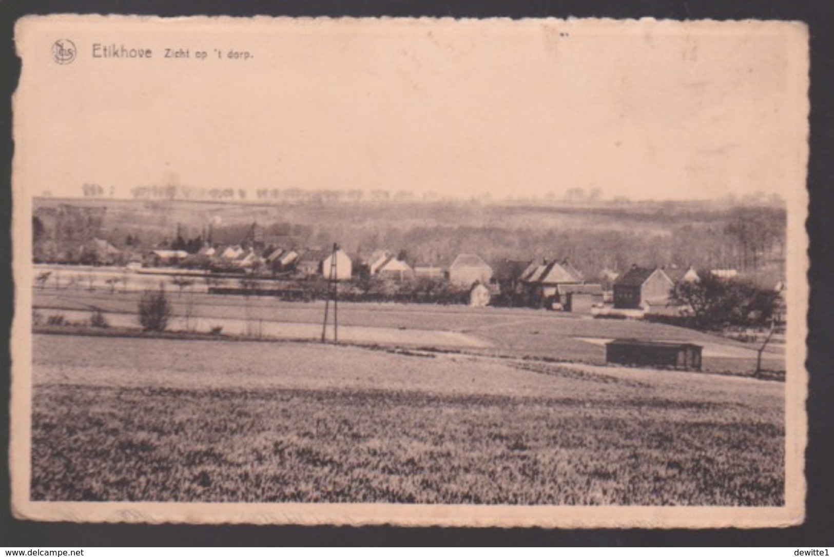 ETIKHOVE. Zicht Op 't Dorp - Maarkedal