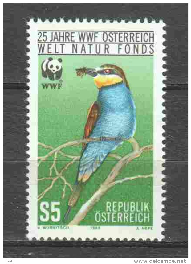 Austria 1988 Mi 1918 MNH WWF BIRD - Ongebruikt