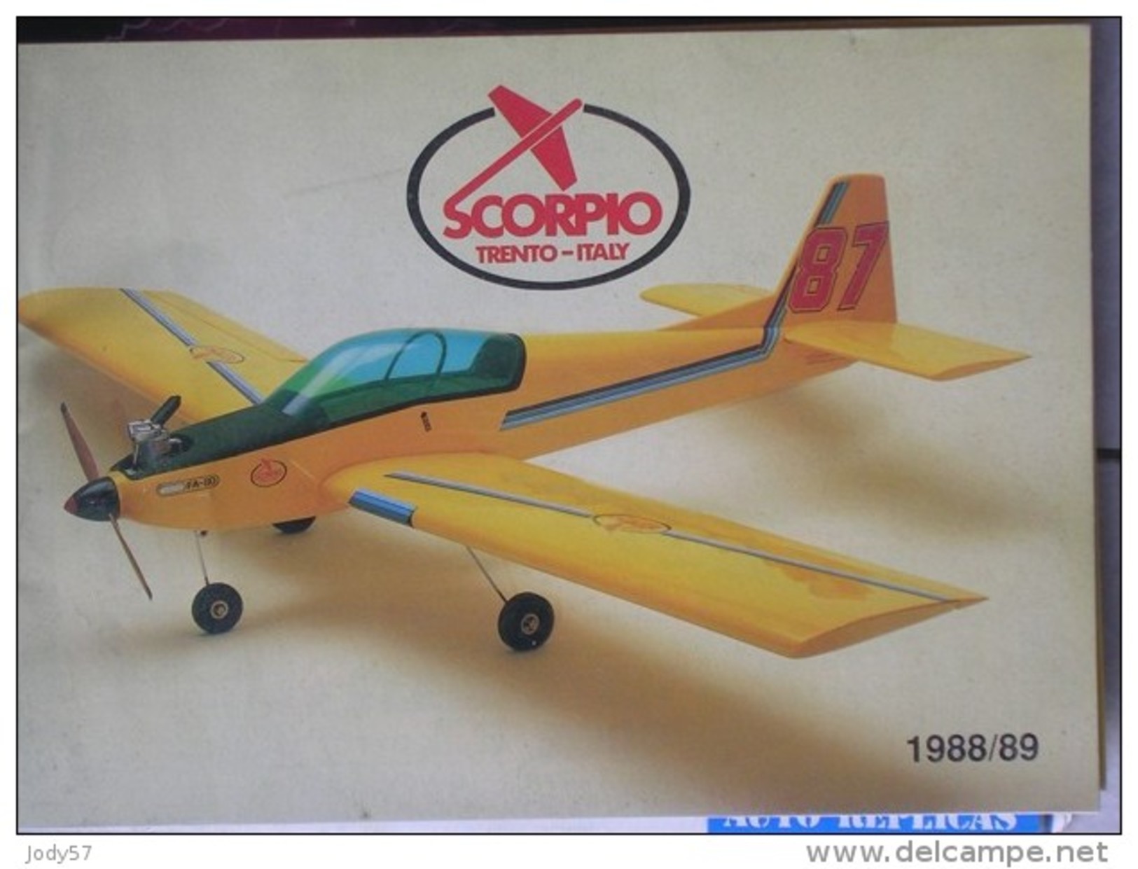 CATALOGO SCORPIO - 1988/89 - Modèles R/C