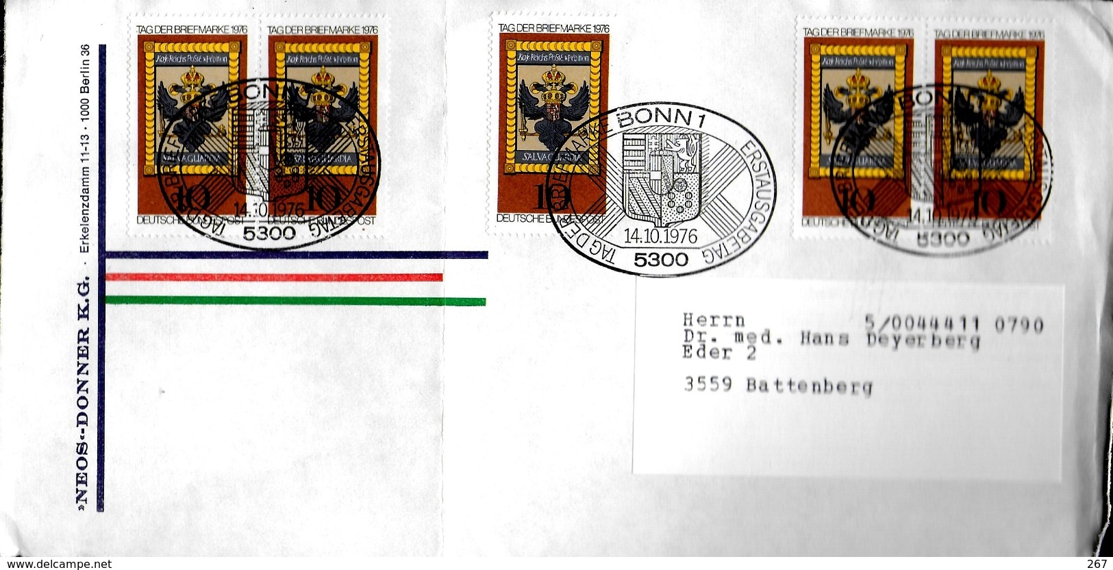 ALLEMAGNE     FDC 1976  Poste - Post