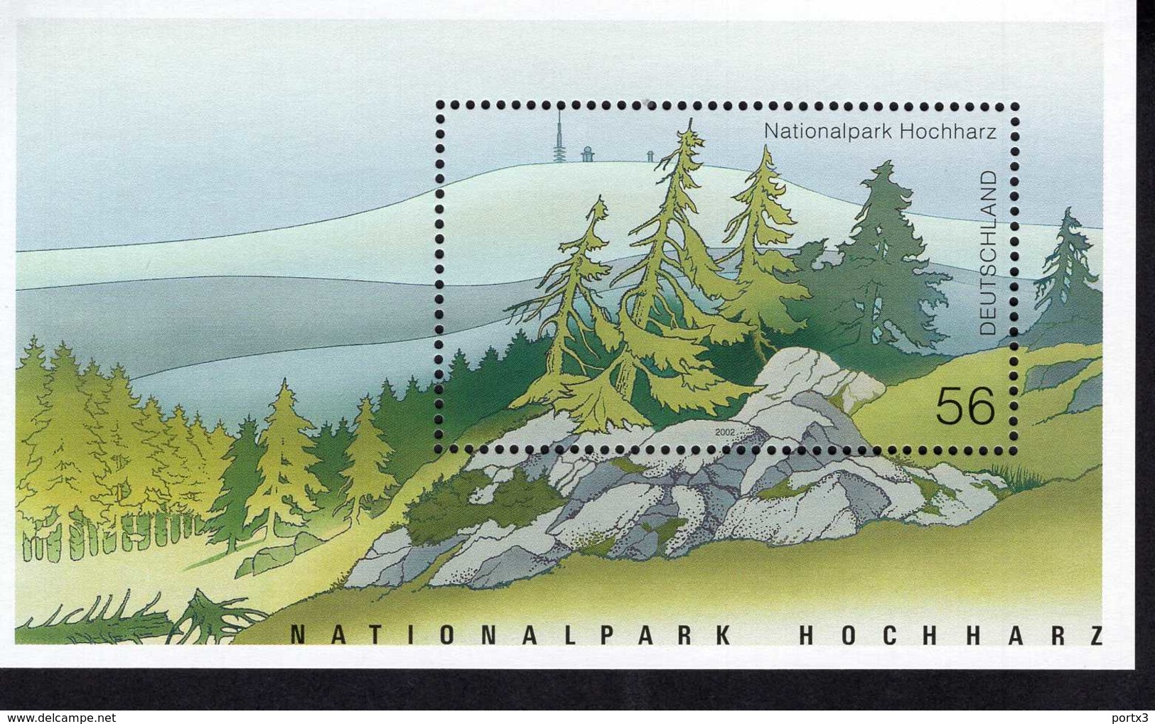 Bund Block 59 Nationalpark Hochharz MNH ** Postfrisch - Andere & Zonder Classificatie