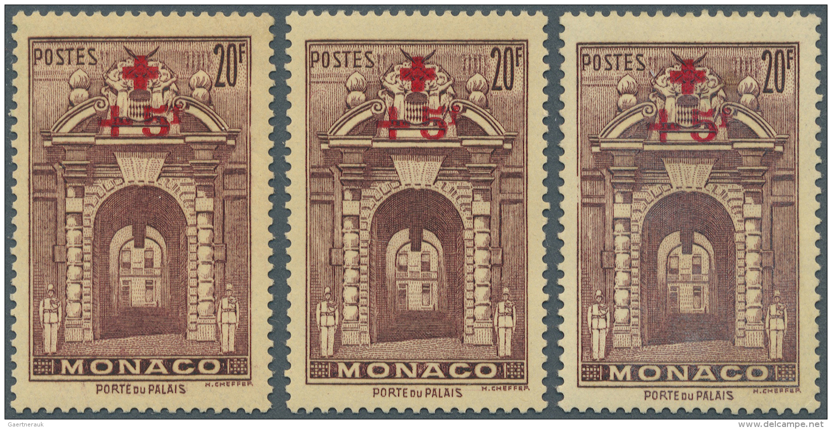 Monaco: 1885/1948, Ungebrauchter/postfrischer Lagerposten Auf Stecktafeln, Dicht Gesteckt Mit Guter Materialf&uuml;lle, - Ungebraucht