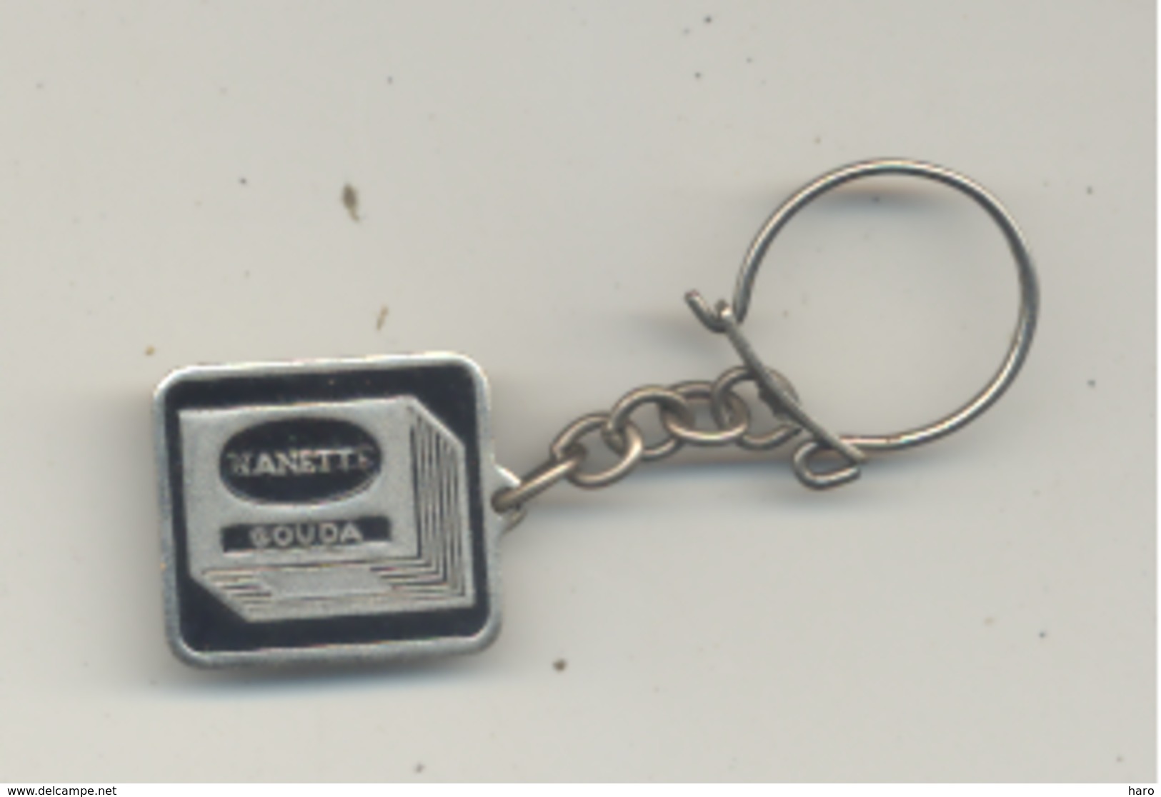 Porte-clefs Publicitaire - Gouda " Nanette " Food, Fromage,... Métal   (gr) - Key-rings