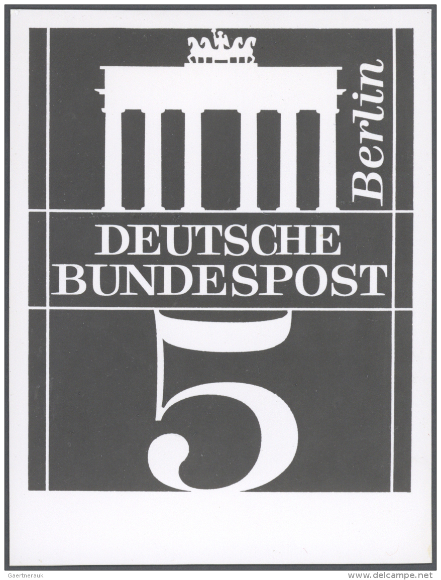 Thematik: Bauwerke-Brandenburger Tor / Buildings-Brandenburg Gate: 1966/1967, Bundesrepublik Deutschland, Dauerserie "Br - Denkmäler