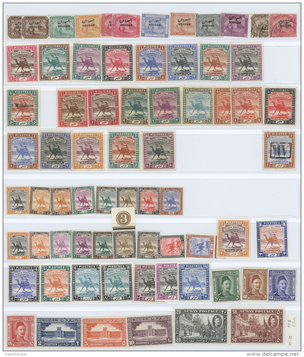 Sudan: 1897/1954, Mainly Mint Collection On Stocksheets, Well Collected Throughout And Apparently More Or Less Complete, - Sudan (1954-...)