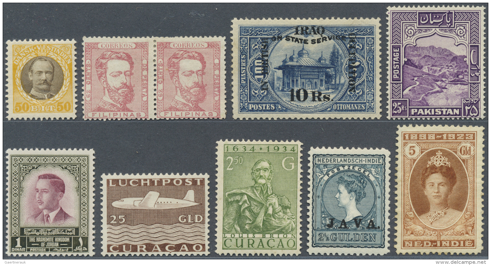 &Uuml;bersee: 1890/1970 (ca.), Accmulation In Large Stockbook With A Large Part Of ASIA But Also Africa With Port. And S - Altri & Non Classificati