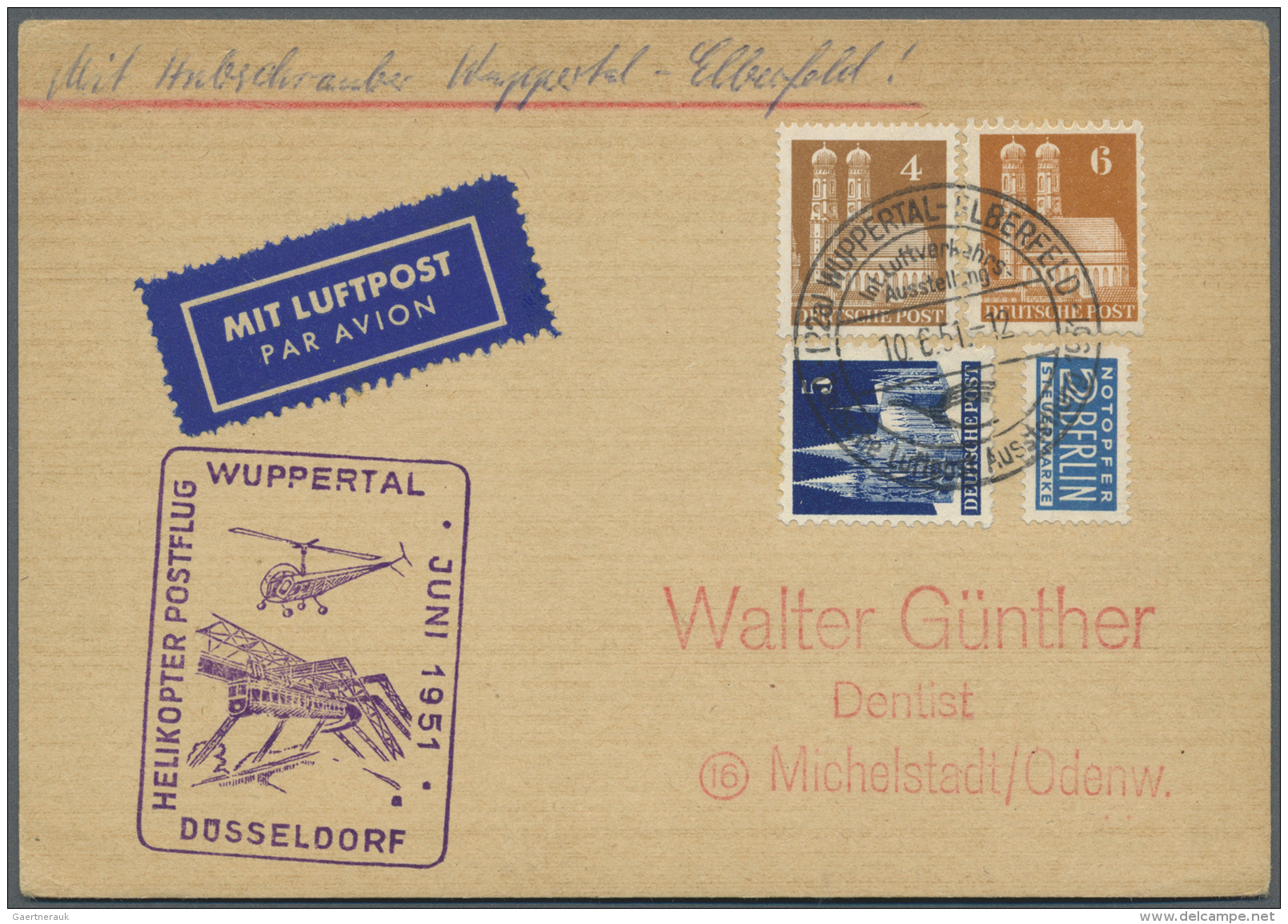 Flugpost Alle Welt: 1931/2004, HELIKOPTER-POST, Umfassende Sammlung Von Nach Angaben Ca. 1.100 Belegen, Sauber In 10 Alb - Autres & Non Classés