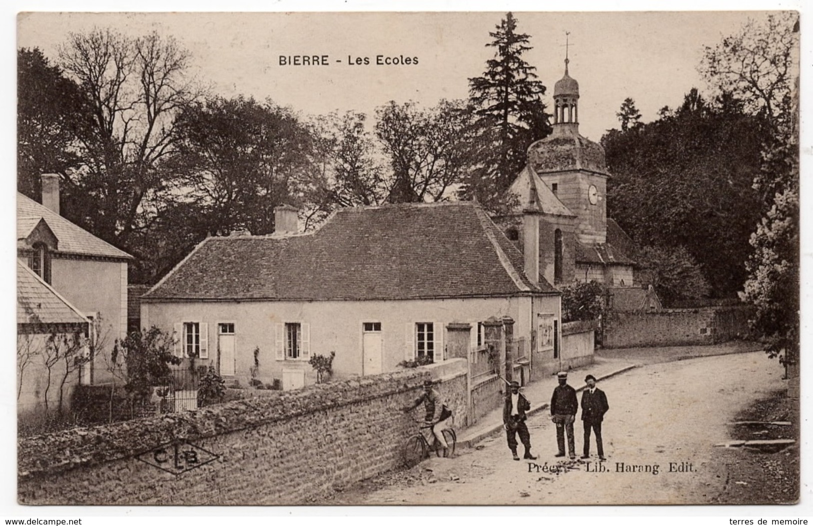 Bierre Les Semur : Les écoles (Editeur Harang, Précy Sous Thil - C. Lardier, Besançon, CLB) - Autres & Non Classés