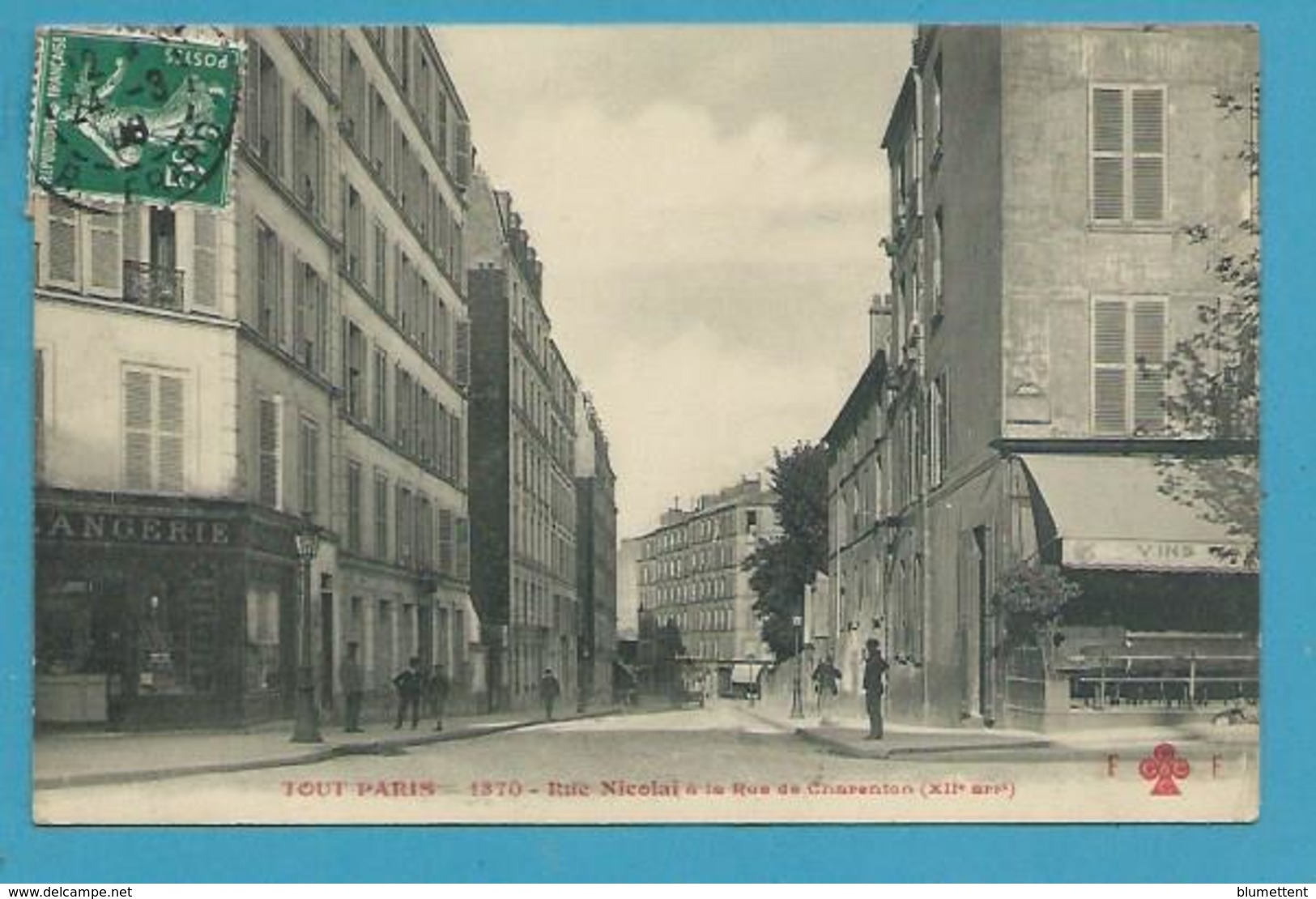 CPA 1370 - TOUT PARIS Rue Nicolaï à La Rue De Charenton (XIIème) Ed. FLEURY - District 12