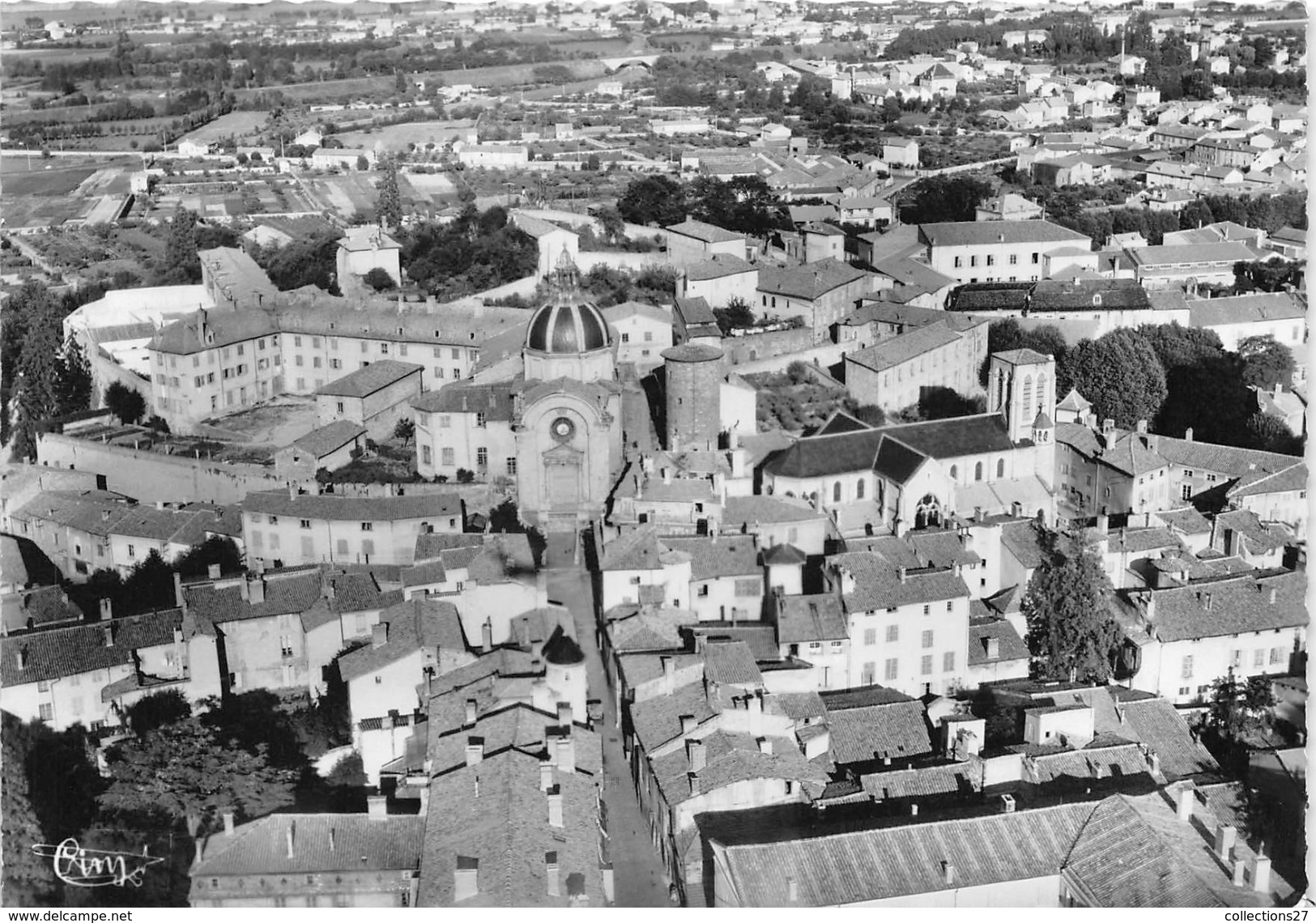 42-MONTBRISON- QUARTIER DU TRIBUNAL- VUE AERIENNE - Montbrison