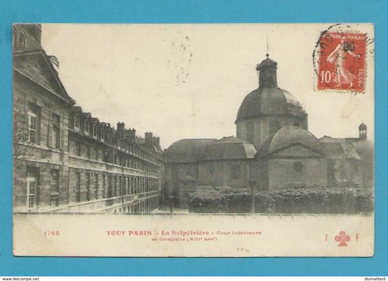 CPA 1786 - TOUT PARIS La Salpétrière Cour Intérieure (XIIIème) Ed. FLEURY - District 13