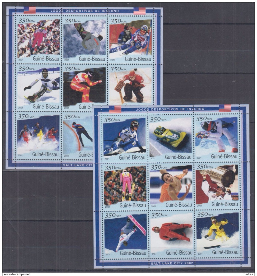 T17 Guinea-Bissau - MNH - Sports - Winter - 2001 - Wintersport (Sonstige)