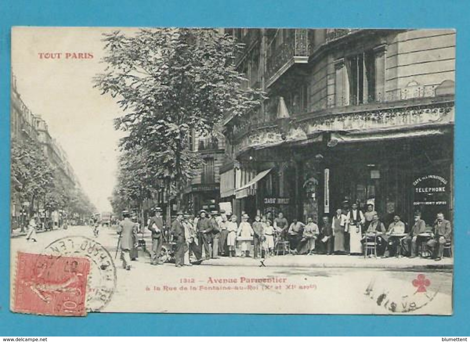 CPA 1312 - TOUT PARIS Avenue Parmentier (Xème) Ed. FLEURY - Arrondissement: 10