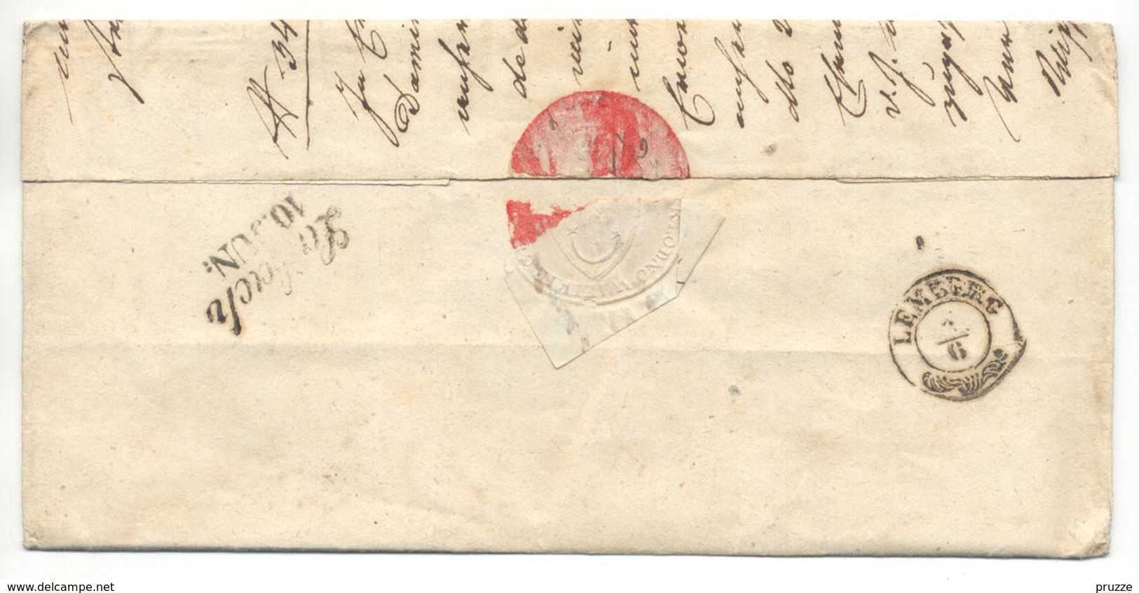 Brief Mit Inhalt Polen, Zolkiew 1855 über Lemberg Nach Laibach = Ljubljana - ...-1860 Prefilatelia