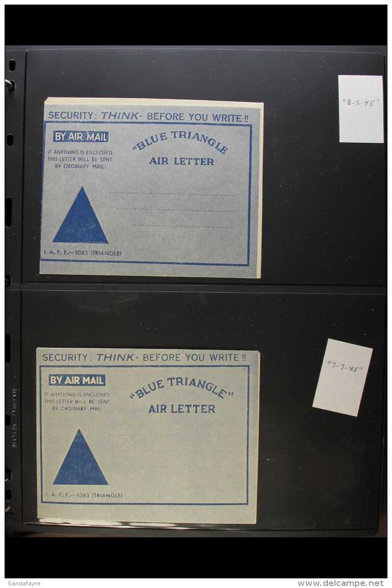 FORCES AIR LETTERS COLLECTION  1941 To Circa 1969, Unused (unless Stated Otherwise), Includes Group Of... - Otros & Sin Clasificación