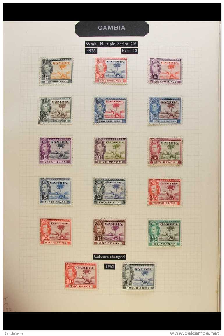 1922-2000 COLLECTION IN AN ALBUM  A Clean Mint And Used Collection Which Starts With A Few Earlier Issues Then... - Gambia (...-1964)