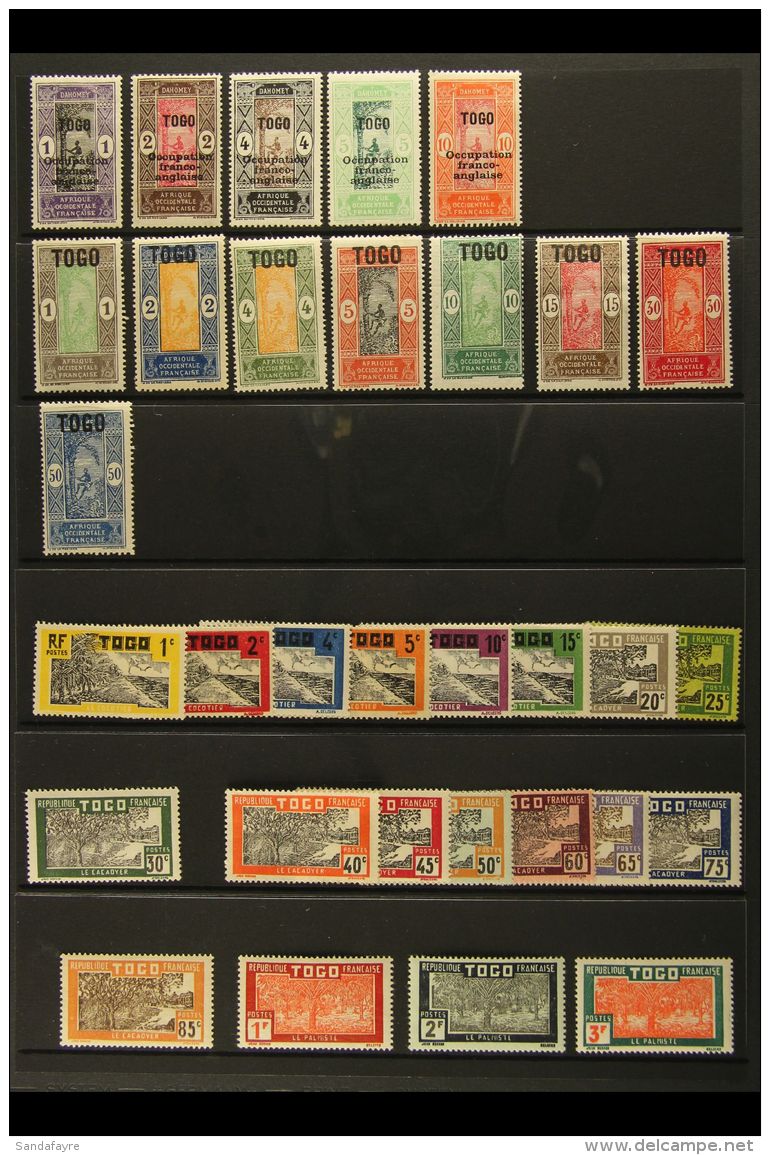 TOGO  1916-1984 VERY FINE MINT / NHM COLLECTION On Stock Pages. ALL DIFFERENT With Many Complete Sets, Postage... - Autres & Non Classés