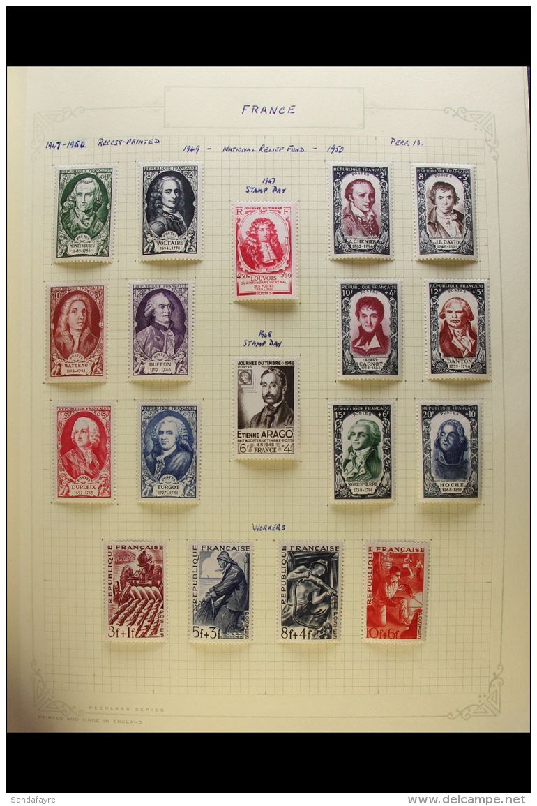 1944 - 1971 COMPLETE COLLECTION  Apparently Complete Collection In Album, Mostly Mint But With Some Used Values,... - Autres & Non Classés