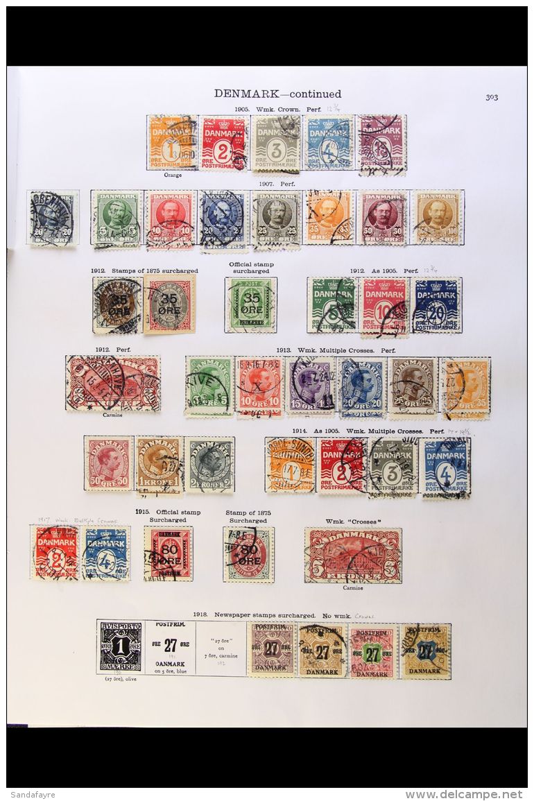 1901-1937 EXTENSIVE COLLECTION  A Most Useful "Postal" Issues Mint &amp; Used Collection (mostly Fine Used) On... - Autres & Non Classés