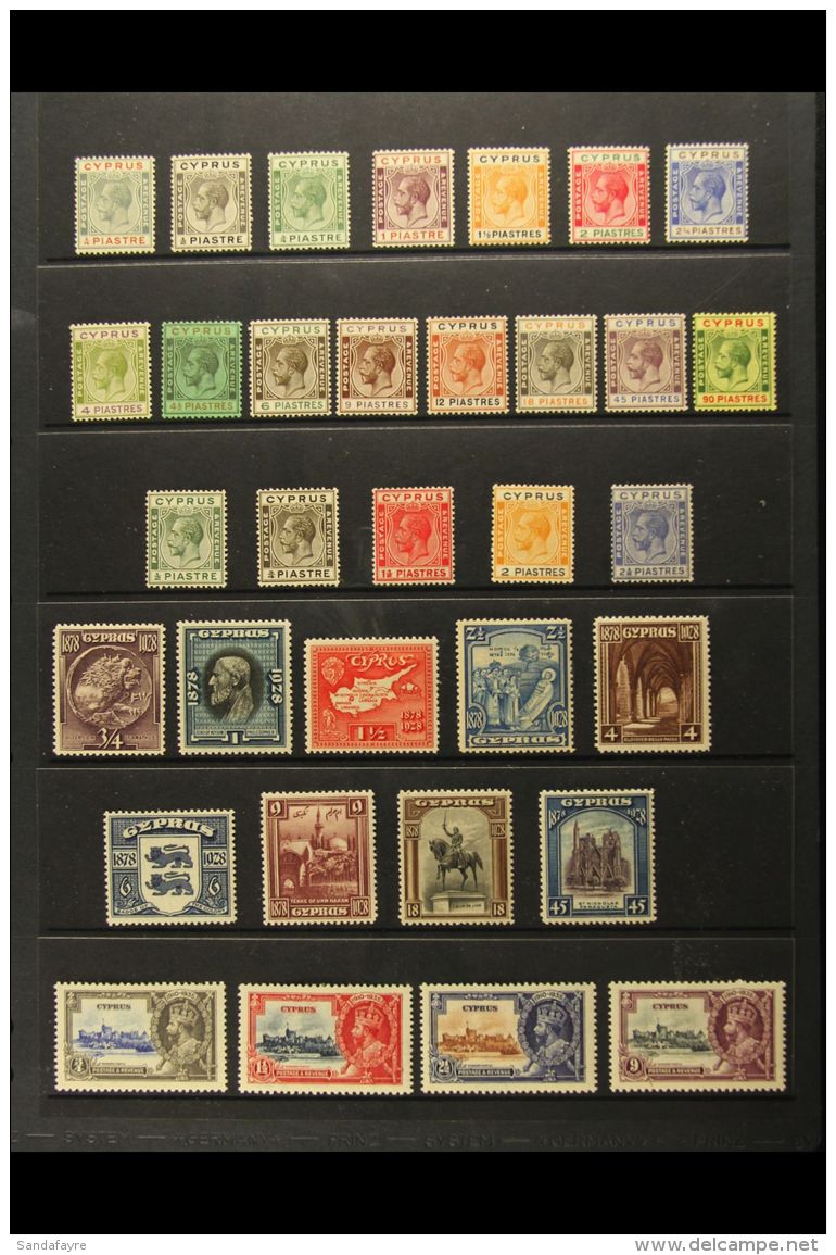 1924-35 FINE MINT COLLECTION  On A Stock Page, Inc 1924-28 Set To 90pi (SG 103/117), 1925 Chalk Paper Set (SG... - Otros & Sin Clasificación