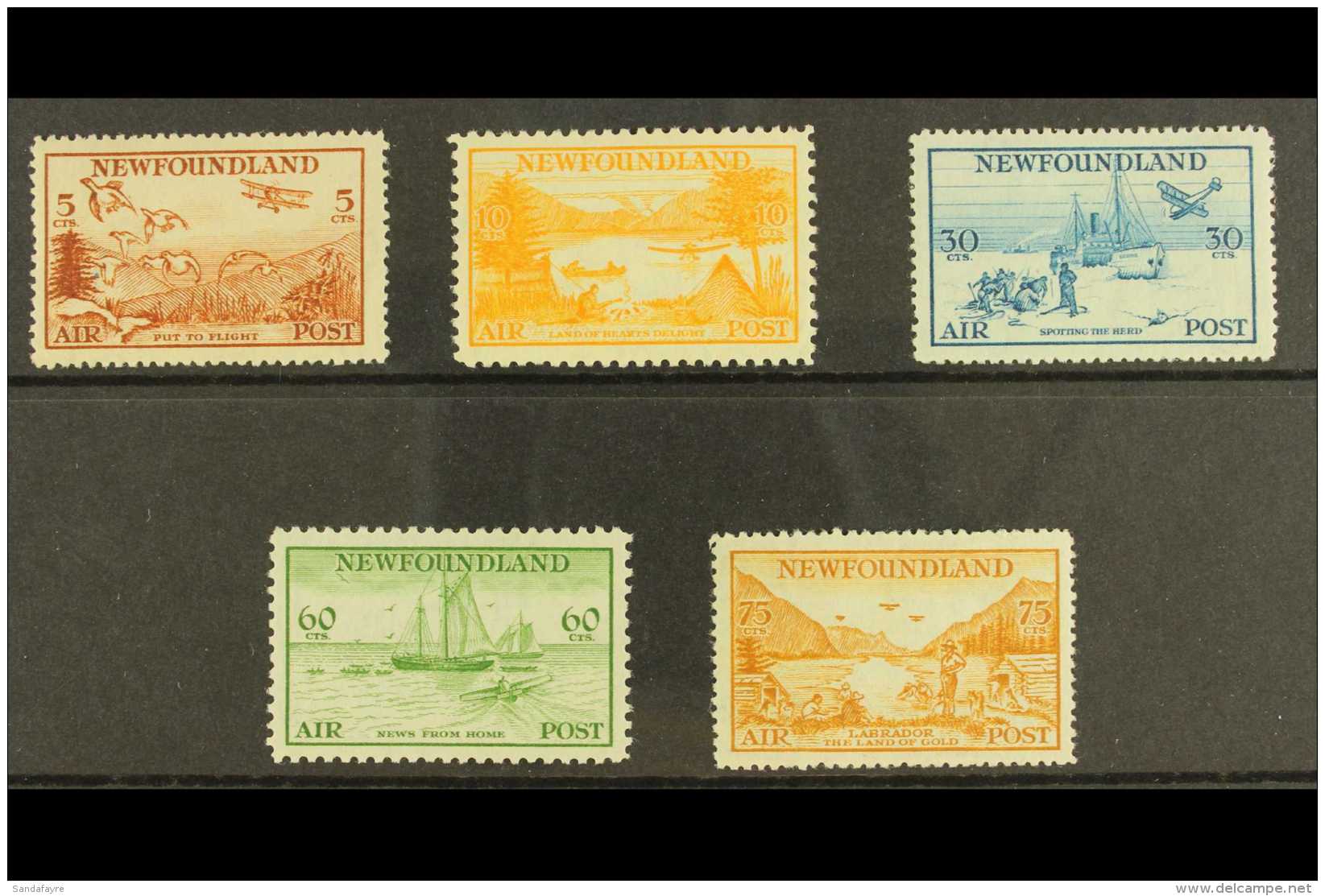 1933  Tourist Publicity Set Complete, SG 230/4, Fine And Fresh Mint. (5 Stamps) For More Images, Please Visit... - Otros & Sin Clasificación