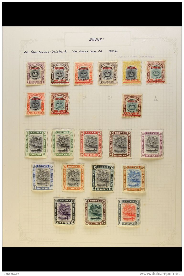 1906-66 ALL DIFFERENT MINT COLLECTION  An Attractive Collection Which Includes 1906 Overprints On Labuan Set To... - Brunei (...-1984)