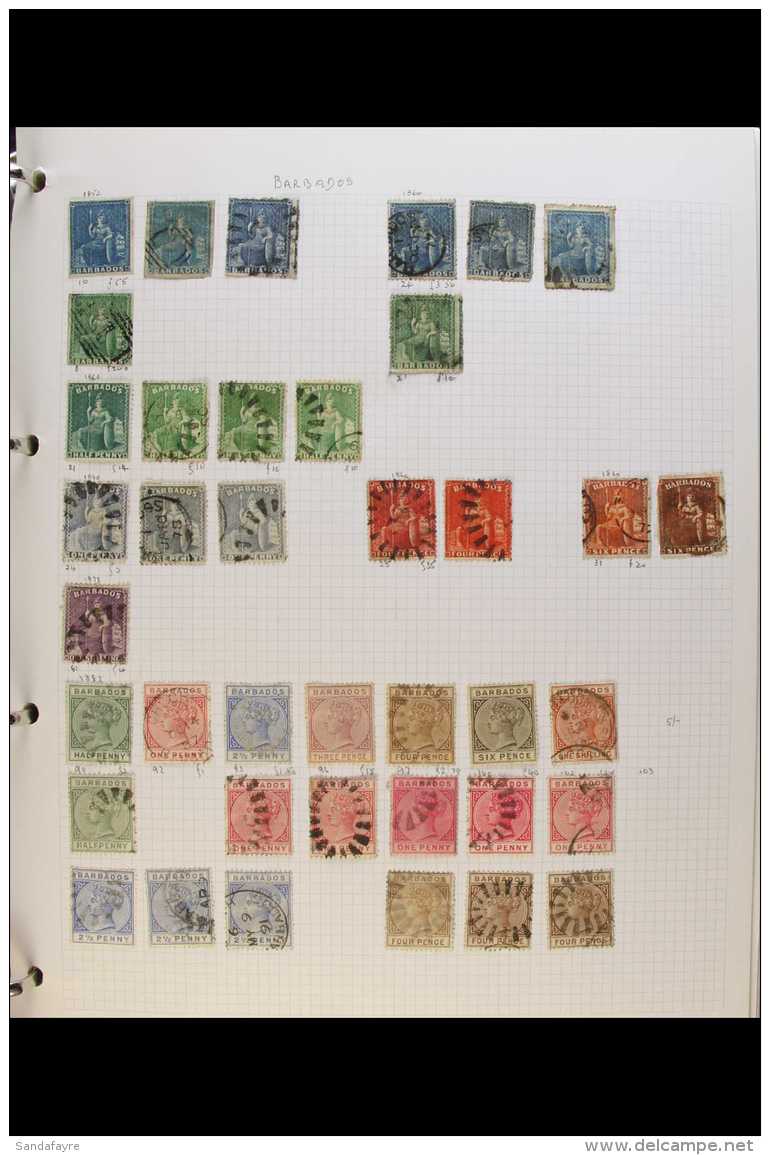 1852-2010 EXTENSIVE COLLECTION  A Mint &amp; Used Collection Presented In An Album, Often Duplicated Ranges With... - Barbados (...-1966)