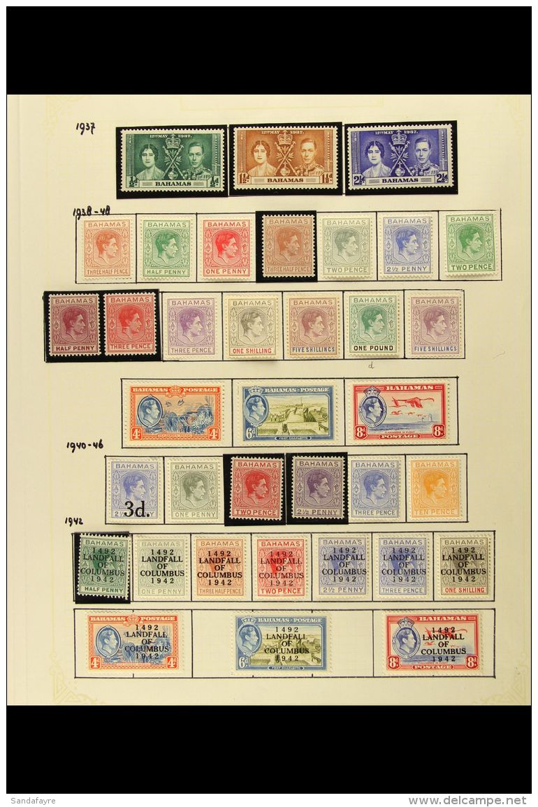 1937-52 COMPLETE KGVI COLLECTION  On Album Pages. A Chiefly Mint Collection With An Occasional Nhm Or Used Issue,... - Otros & Sin Clasificación