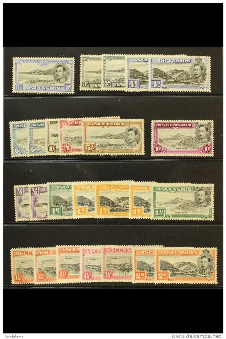 1938-53  Complete Definitive Set With All Of The Original Perf 13&frac12; Printings, SG 38/47, And With Most Of... - Ascensión