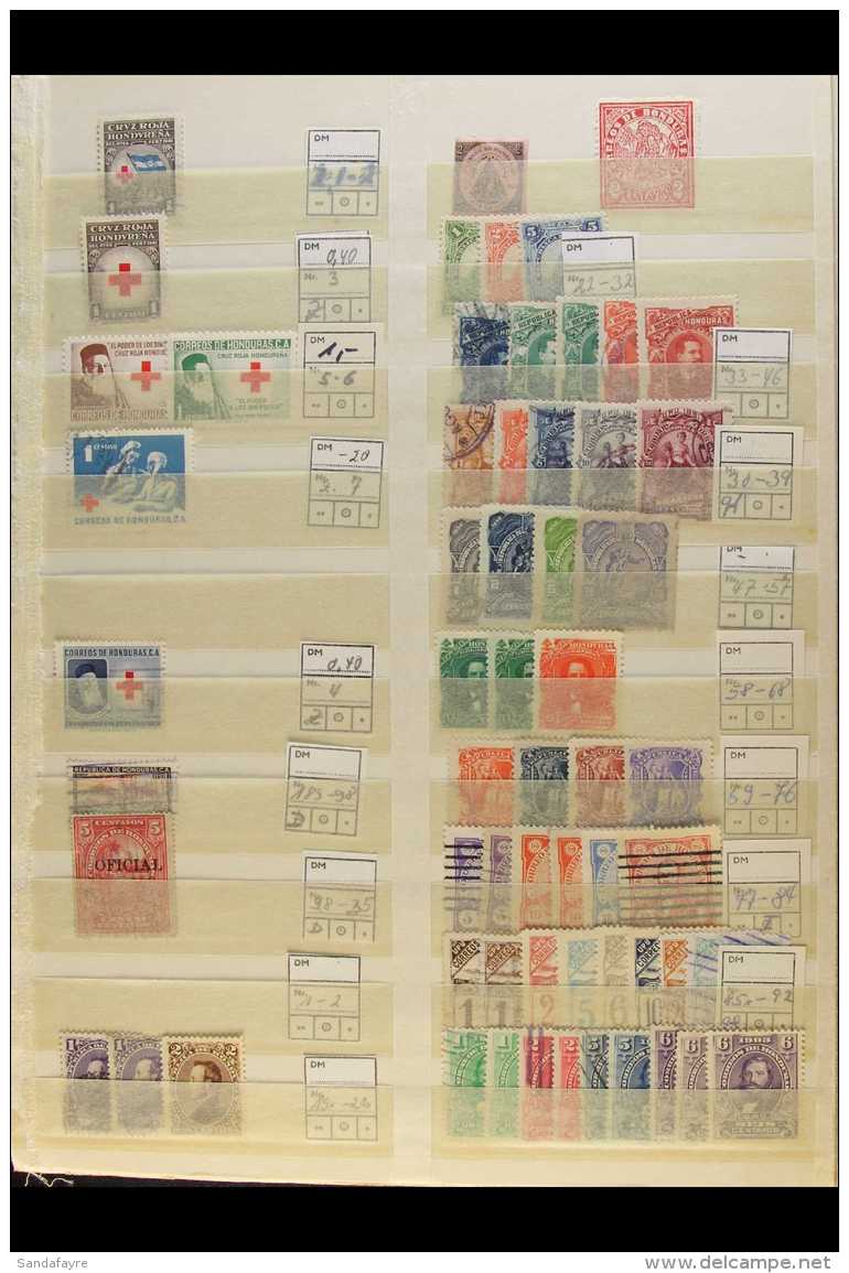 DOMINICAN REPUBLIC &amp; HONDURAS  1890's-1970's Mostly Used Ranges With Only Light Duplication On Stock Pages.... - Otros & Sin Clasificación
