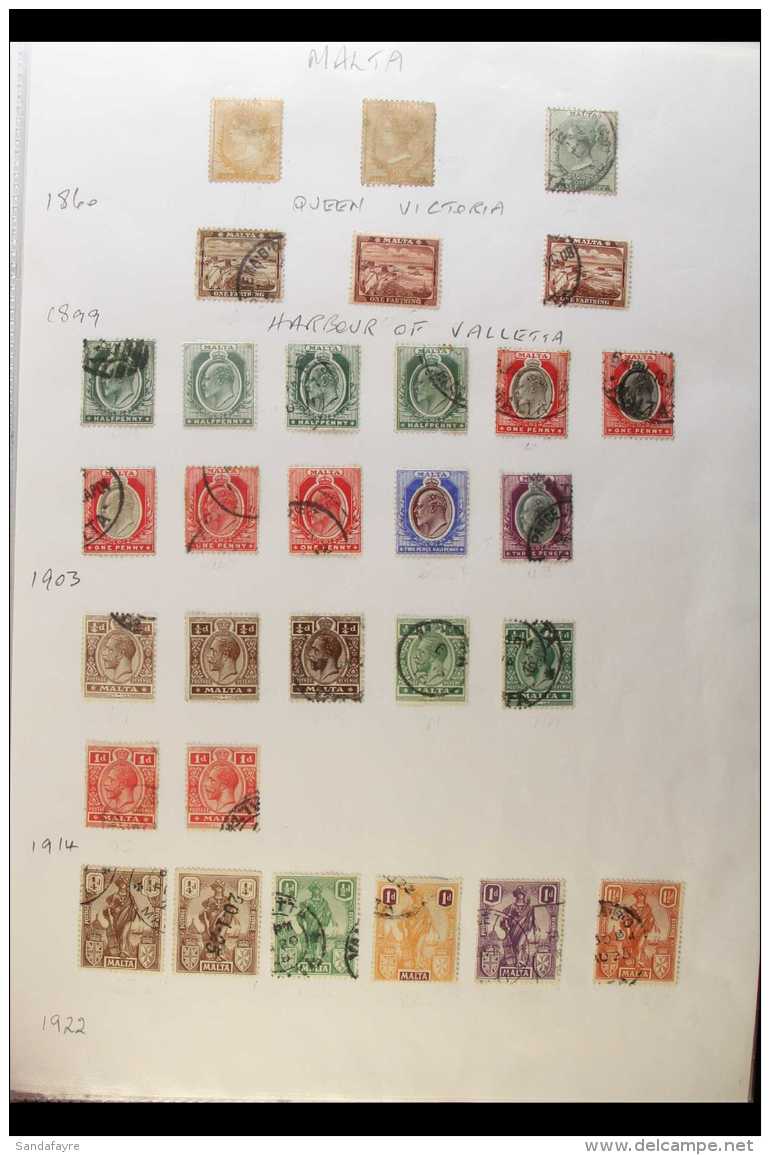 BRITISH COMMONWEALTH "M - Q" COUNTRIES  1860s - 1990s. A Mint &amp; Used Collection (mostly Used), Mainly All... - Other & Unclassified