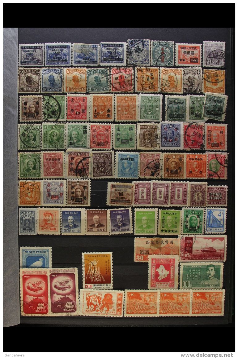 WORLD COLLECTION  Late 19th Century To Early 2000's Mostly Used Stamps Arranged By Country In Two Stockbooks, We... - Otros & Sin Clasificación