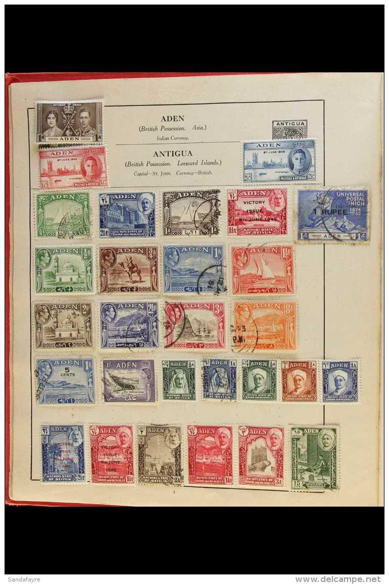 WORLD COLLECTION  19th Century To 1960's Mint &amp; Used Chiefly All Different Stamps In A Well Filled Circa 1939... - Otros & Sin Clasificación