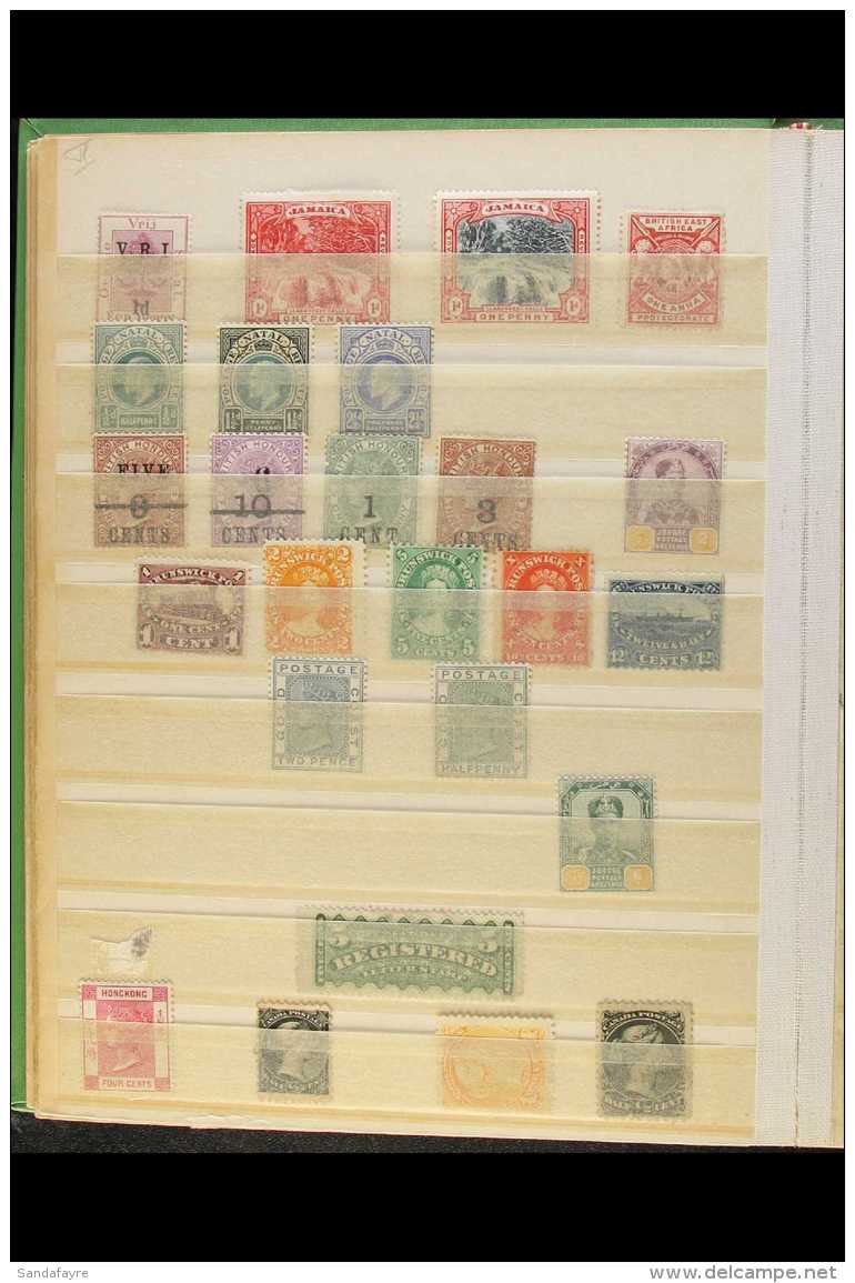GB &amp; BRITISH COMMONWEALTH  Accumulation In Stock Books, We See Good Value In Ranges Of Earlier Mint Or Unused... - Autres & Non Classés