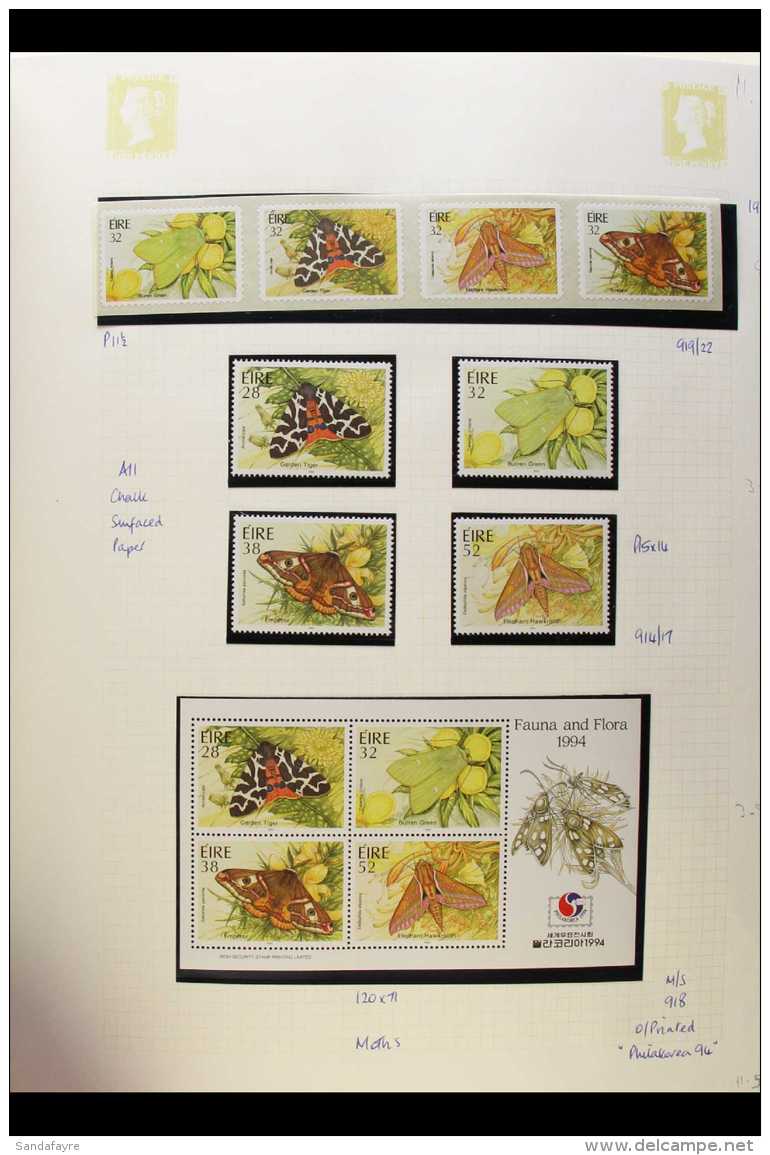 1990-2000 NEVER HINGED MINT COLLECTION  Neatly Presented In An Album, Largely Complete For The Period With... - Autres & Non Classés