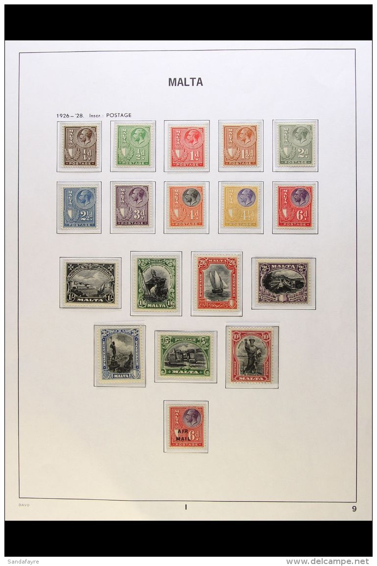 1926-35 COMPLETE MINT COLLECTION  An Attractive Complete Collection Presented On Hingeless Album Pages. A... - Malte (...-1964)