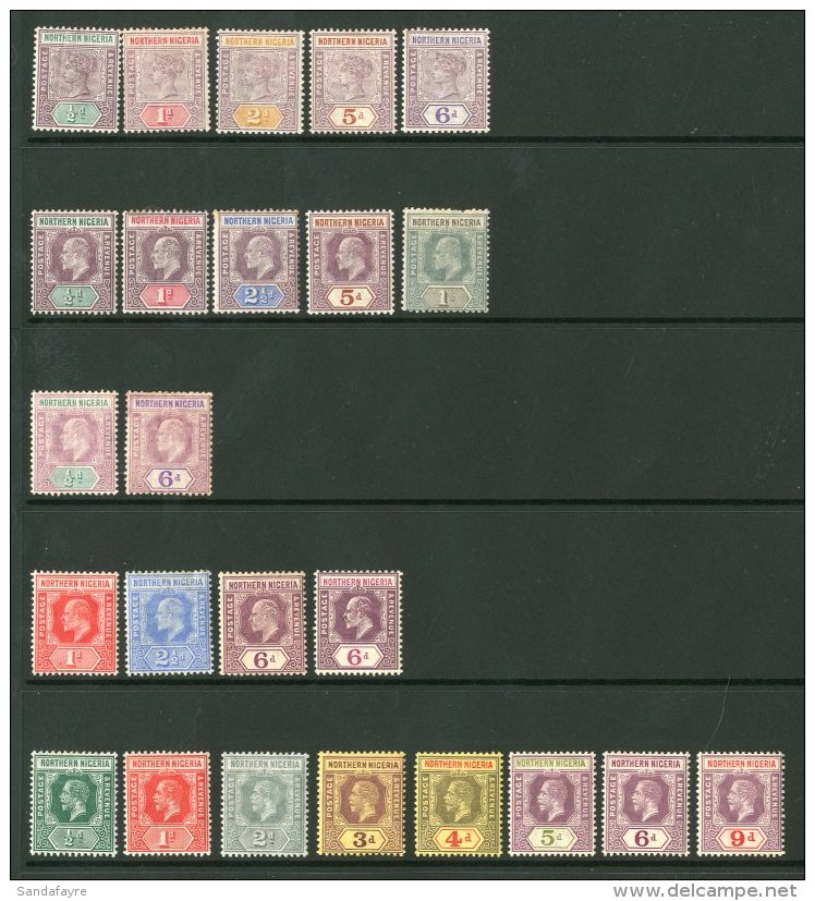 1900-12  All Different Mint Group Which Includes 1900 &frac12;d, 1d, 2d, 5d And 6d, 1902 &frac12;d, 1d,... - Nigeria (...-1960)