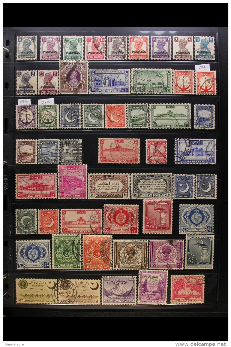 1947-1996 EXTENSIVE USED COLLECTION.  An ALL DIFFERENT Used Collection With "Better" &amp; "Top" Values, Complete... - Pakistán