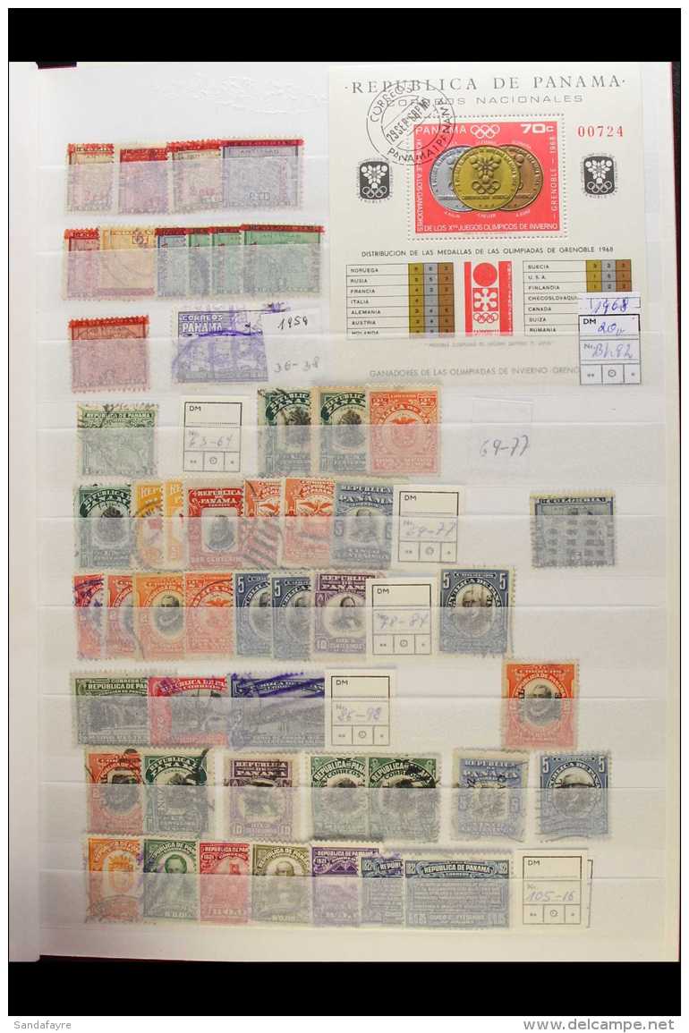 1900's-1970's INTERESTING RANGES  In A Stockbook, A Few Mint/nhm But Mostly Used Stamps With Light Duplication,... - Panamá