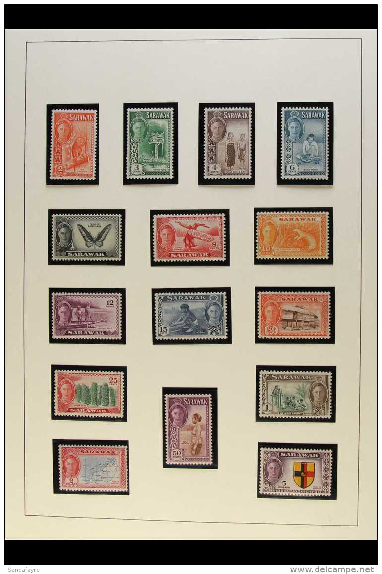 1869-1950 CHIEFLY MINT COLLECTION  On Album Pages, Some Earlier Without Gum (as Normal). Note 1869 3c (SG 1);... - Sarawak (...-1963)