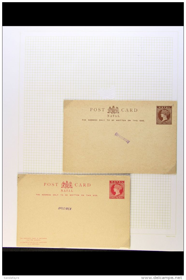 NATAL  POSTAL STATIONERY All Different Unused Collection Including Three "SPECIMEN" Overprints. (17 Items) For... - Non Classés