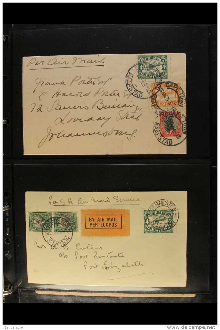 1925-37 AIRMAILS  FLOWN COVERS COLLECTION, We See A Number Of 1925 Flights With Various Dates Between 27th... - Non Classés