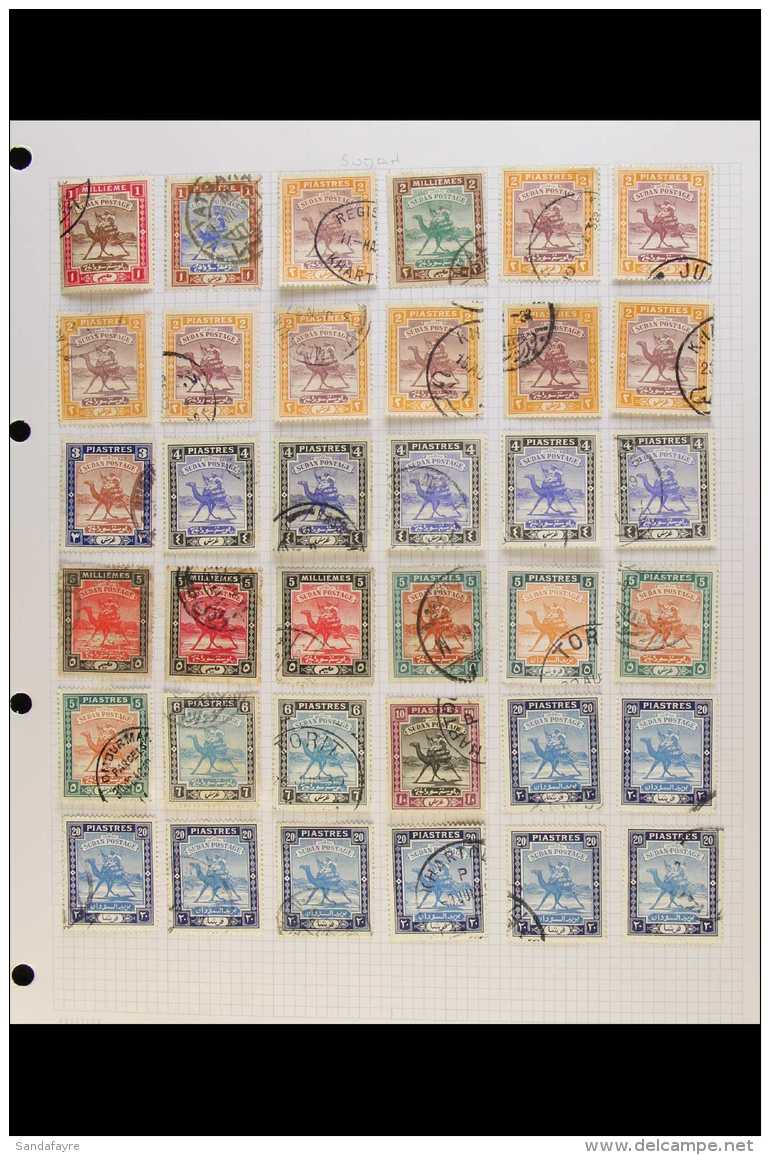 1897-1972 EXTENSIVE COLLECTION  A Mint &amp; Used Collection Presented Haphazardly On Album Pages, Often... - Sudan (...-1951)