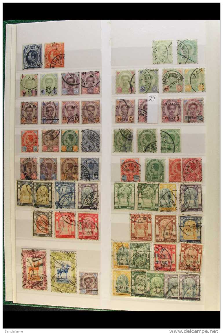 1883-2002 MAINLY USED RANGES IN A LARGE STOCKBOOK  Largely All Different From A Good Representation Of Earlier... - Thaïlande